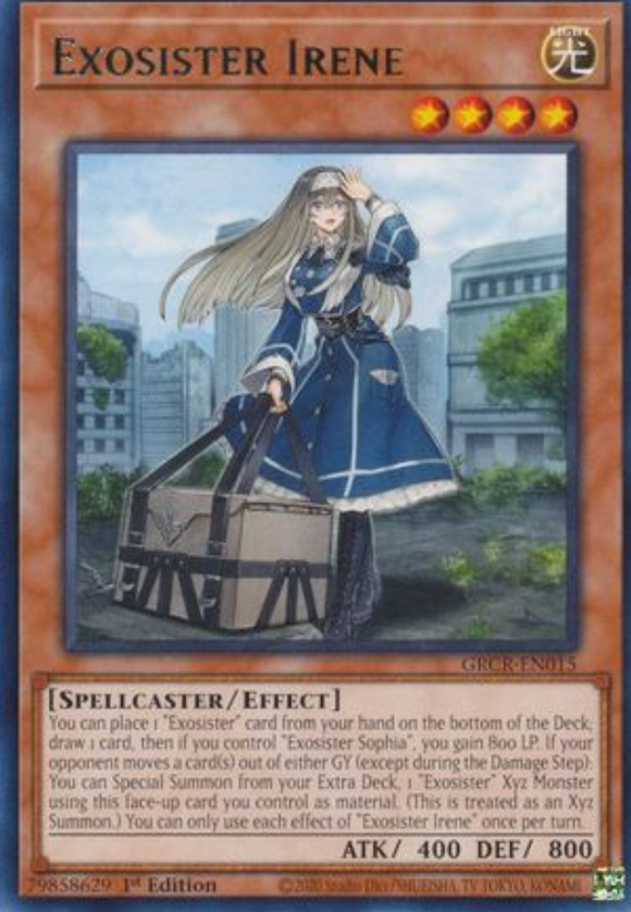 Exosister Irene - GRCR-EN015 - Rare 1st Edition