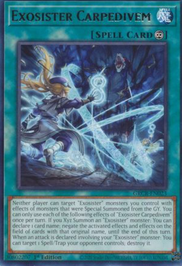 Exosister Carpedivem - GRCR-EN023 - Rare 1st Edition