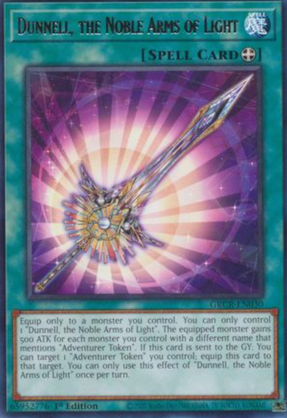 Dunnell, the Noble Arms of Light - GRCR-EN030 - Rare 1st Edition