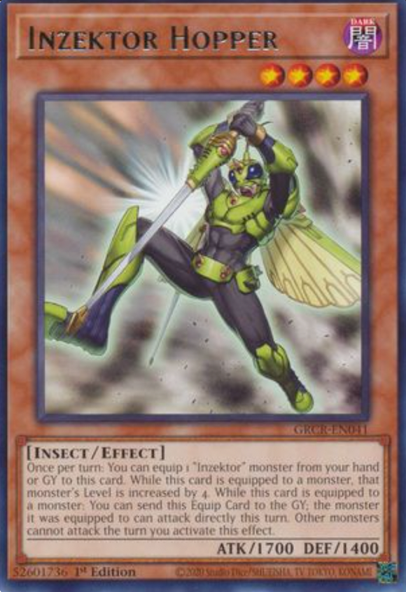 Inzektor Hopper - GRCR-EN041 - Rare 1st Edition