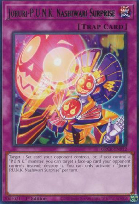 Joruri-P.U.N.K. Nashiwari Surprise - GRCR-EN012 - Rare 1st Edition