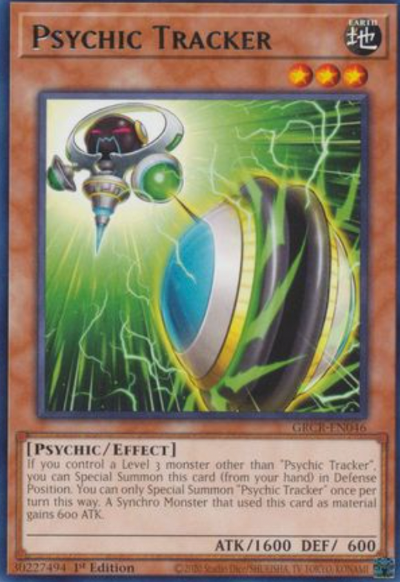 Psychic Tracker - GRCR-EN046 - Rare 1st Edition