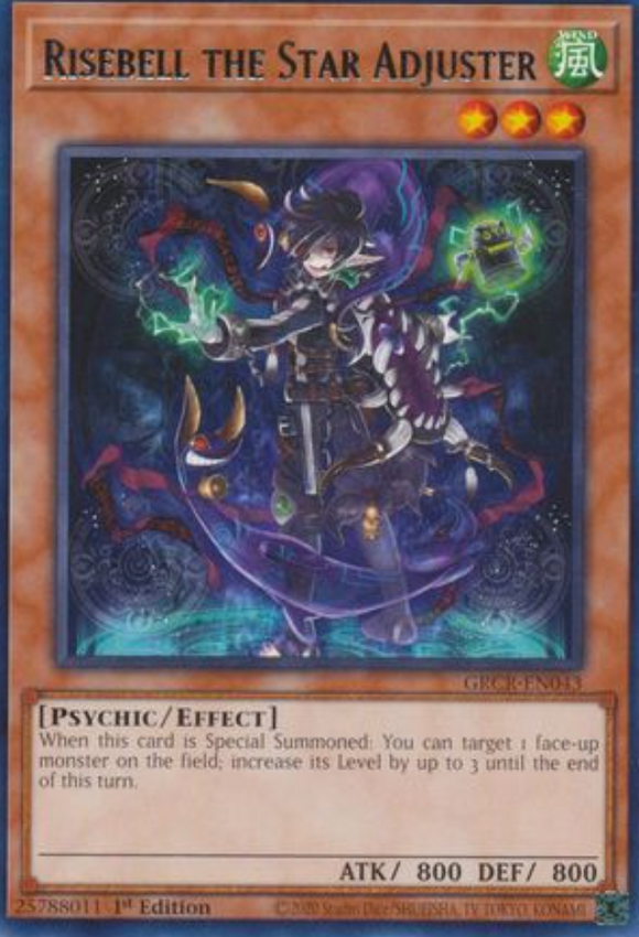 Risebell the Star Adjuster - GRCR-EN043 - Rare 1st Edition