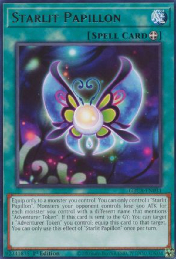 Starlit Papillon - GRCR-EN031 - Rare 1st Edition