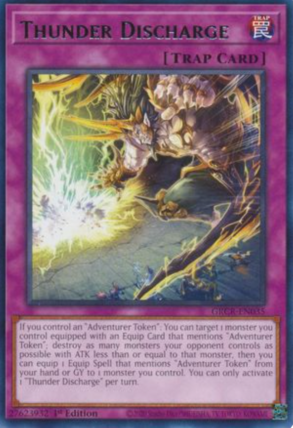 Thunder Discharge - GRCR-EN035 - Rare 1st Edition