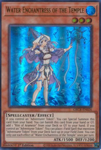 Water Enchantress of the Temple - GRCR-EN026 - Ultra Rare 1st Edition