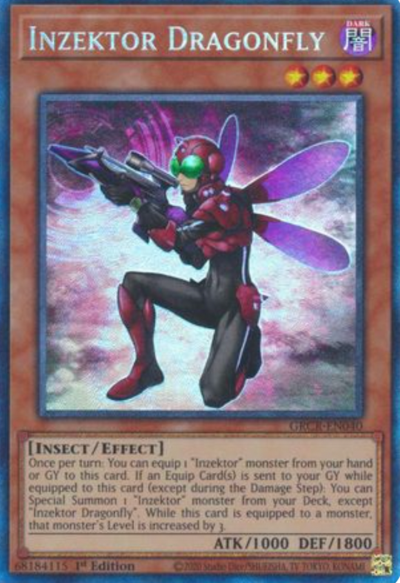 Inzektor Dragonfly - GRCR-EN040 - Collectors Rare 1st Edition