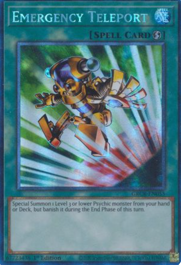 Emergency Teleport - GRCR-EN055 - Collectors Rare 1st Edition