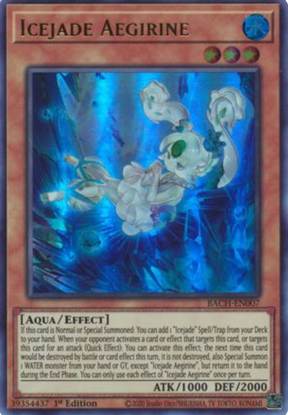 Icejade Aegirine - BACH-EN007 - Ultra Rare 1st Edition