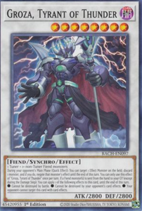 Groza, Tyrant of Thunder - BACH-EN097 - Common 1st Edition