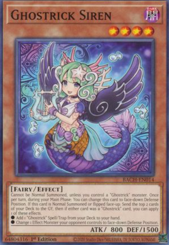 Ghostrick Siren - BACH-EN014 - Common 1st Edition