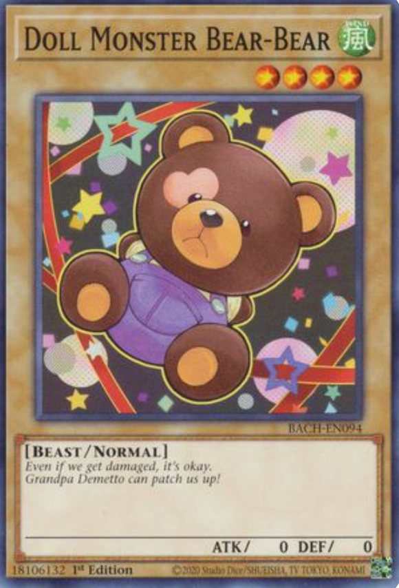 Doll Monster Bear-Bear - BACH-EN094 - Common 1st Edition