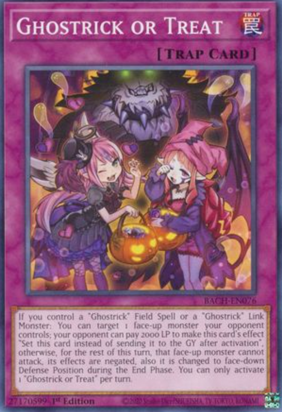 Ghostrick or Treat - BACH-EN076 - Common 1st Edition