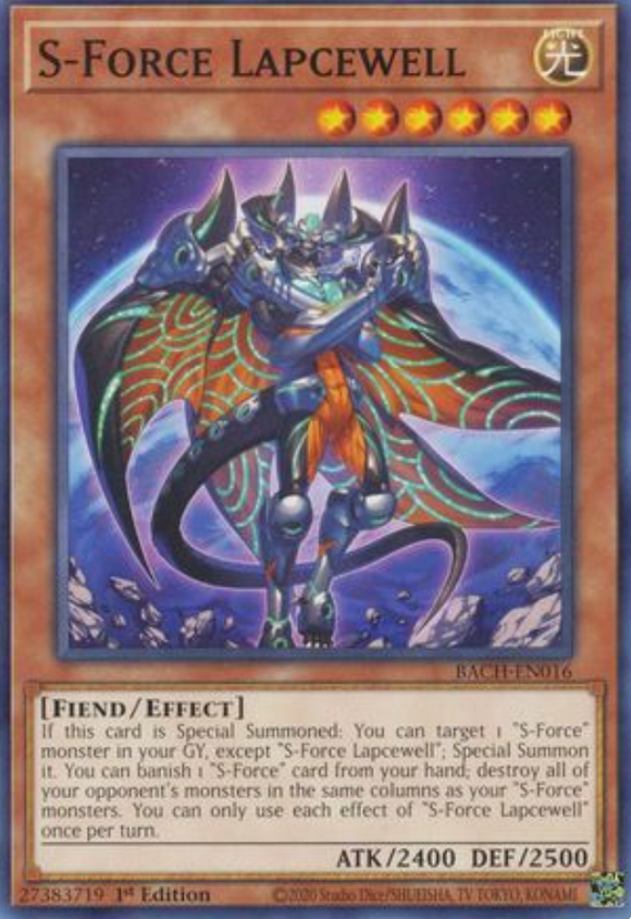 S-Force Lapcewell - BACH-EN016 - Common 1st Edition