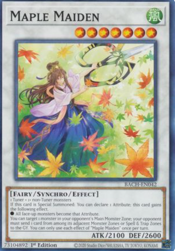 Maple Maiden - BACH-EN042 - Common 1st Edition