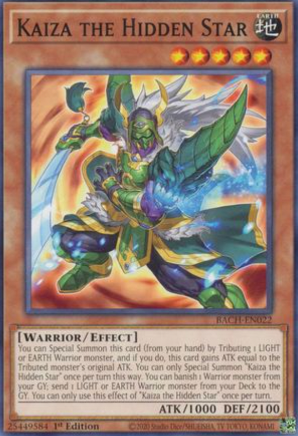Kaiza the Hidden Star - BACH-EN022 - Common 1st Edition
