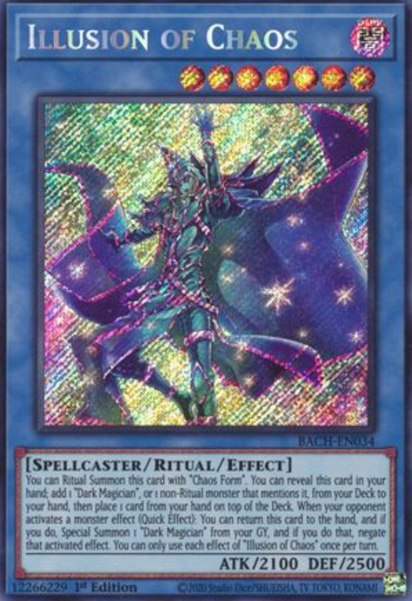 Illusion of Chaos - BACH-EN034 - Secret Rare 1st Edition