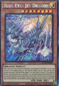 Blue-Eyes Jet Dragon - BACH-EN004 - Secret Rare 1st Edition