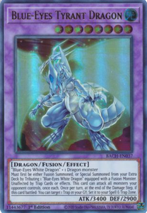 Blue-Eyes Tyrant Dragon - BACH-EN037 - Ultra Rare 1st Edition