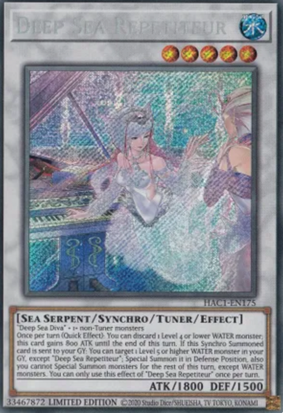 Deep Sea Repetiteur - HAC1-EN175 - Secret Rare Limited Edition