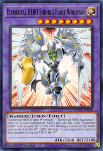 Elemental HERO Shining Flare Wingman HAC1-EN020 Common 1st Ed