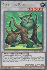 Naturia Beast - HAC1-EN120 - Duel Terminal Ultra Rare Parallel 1st Edition