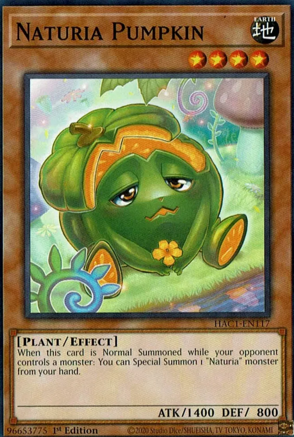 Naturia Pumpkin - HAC1-EN117 - Common 1st Edition