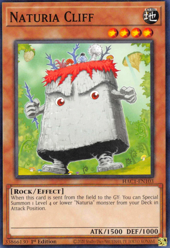 Naturia Cliff - HAC1-EN103 - Common 1st Edition