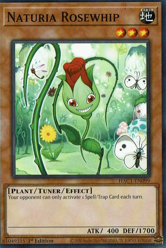 Naturia Rosewhip - HAC1-EN099 - common 1st Edition