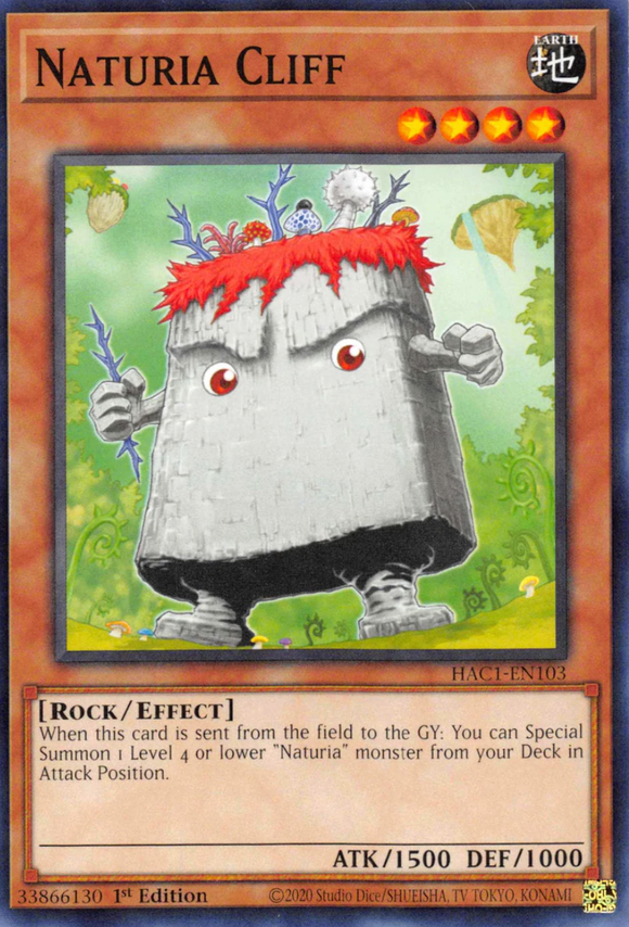 Naturia Cliff - HAC1-EN103 - Common 1st Edition