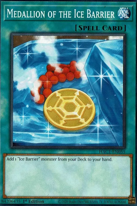 Medallion of the Ice Barrier - HAC1-EN055 - Common 1st Edition