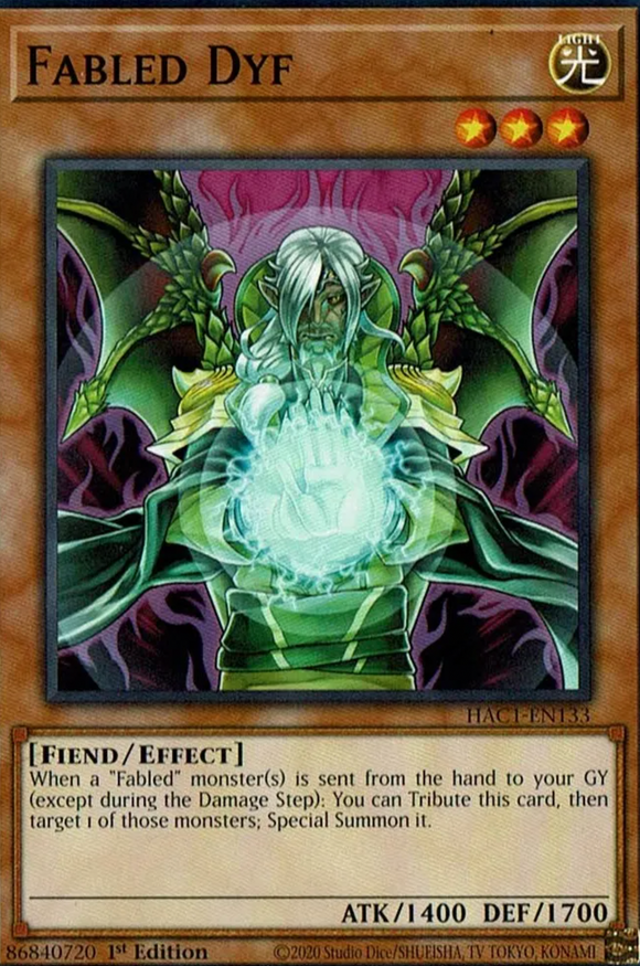 Fabled Dyf - HAC1-EN133 - Common 1st Edition