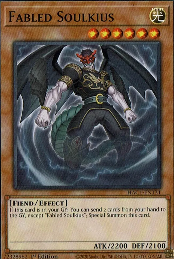 Fabled Soulkius - HAC1-EN131 - Common 1st Edition