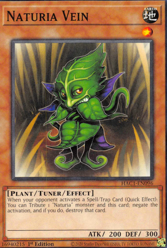 Naturia Vein - HAC1-EN096 - Common 1st Edition
