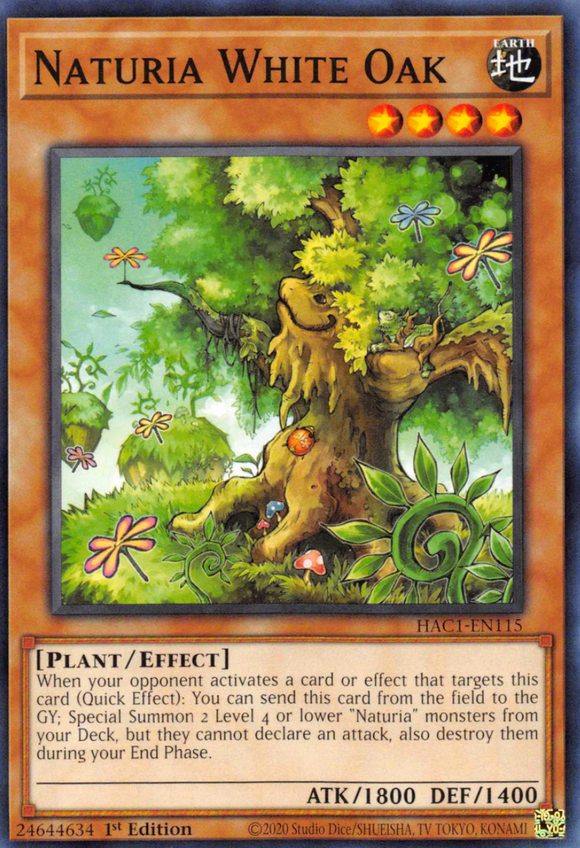 Naturia White Oak - HAC1-EN115 - Common 1st Edition