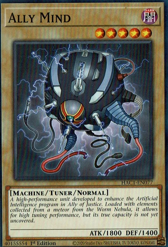 Ally Mind - HAC1-EN077 - Common 1st Edition