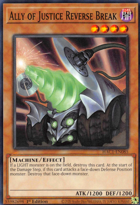 Ally of Justice Reverse Break - HAC1-EN085 - Common 1st Edition
