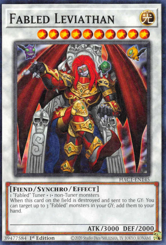 Fabled Leviathan - HAC1-EN145 - Common 1st Edition