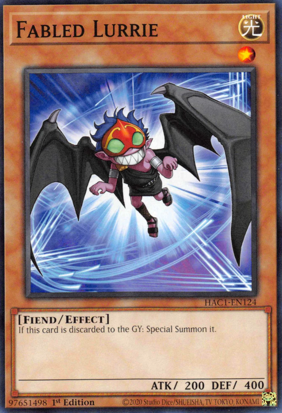Fabled Lurrie - HAC1-EN124 - Common 1st Edition