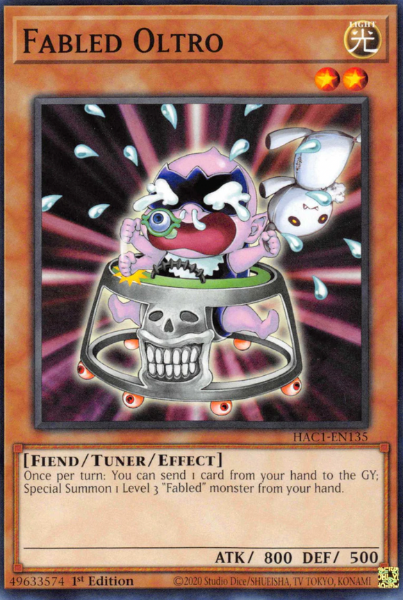 Fabled Oltro - HAC1-EN135 - Common 1st Edition