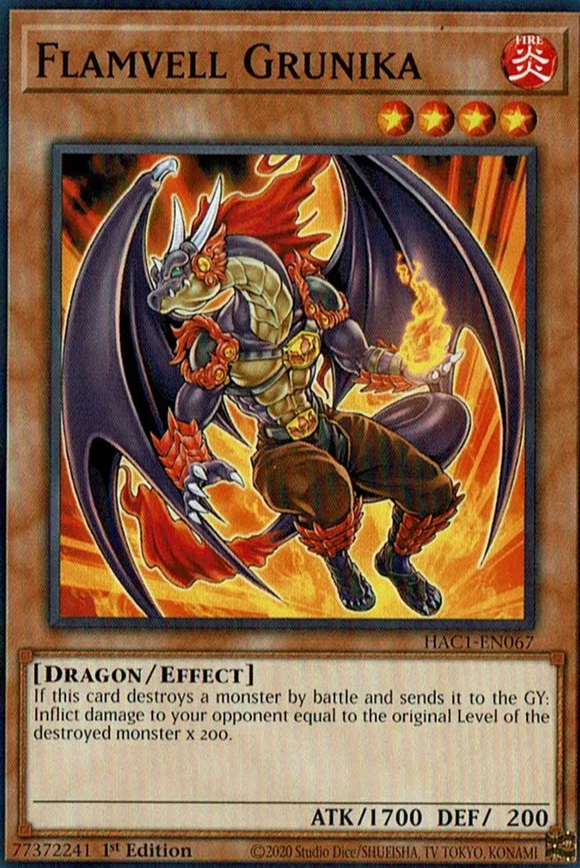 Flamvell Grunika - HAC1-EN067 - Common 1st Edition