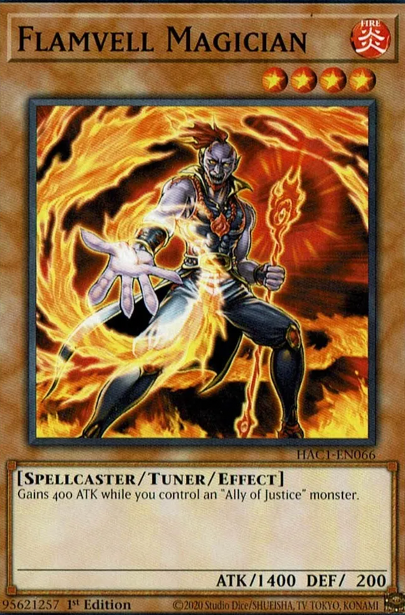 Flamvell Magician - HAC1-EN066 - Common 1st Edition