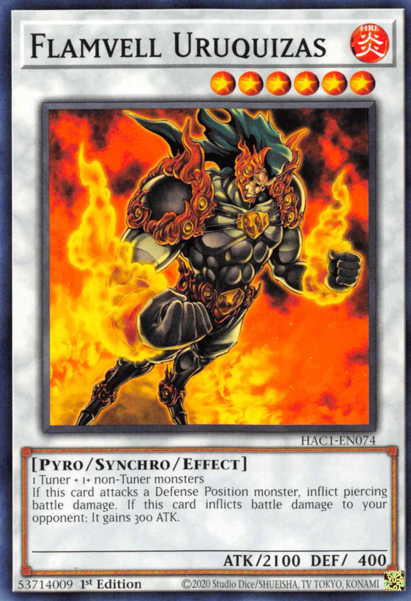 Flamvell Uruquizas - HAC1-EN074 - Common 1st Edition