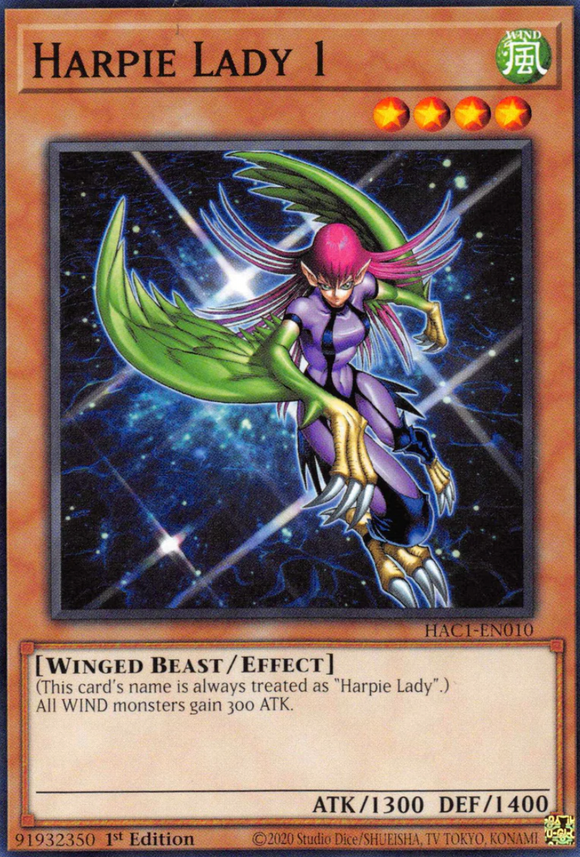 Harpie Lady 1 - HAC1-EN010 - Common 1st Edition