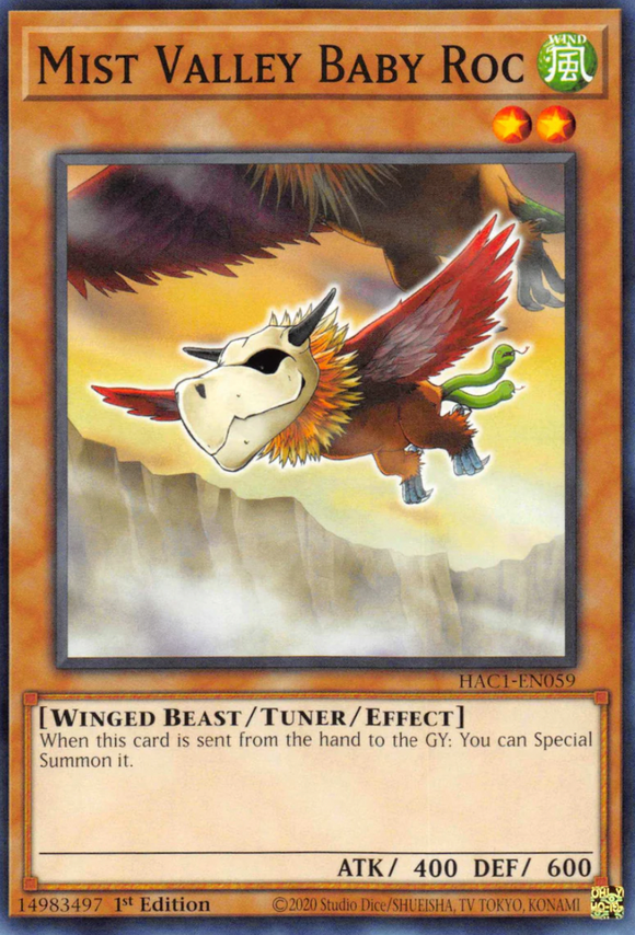 Mist Valley Baby Roc - HAC1-EN059 - Common 1st Edition