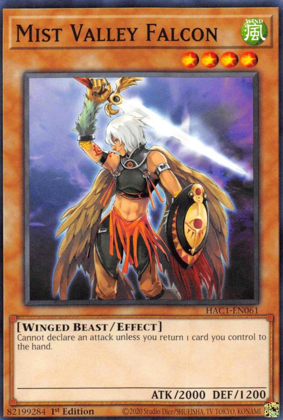 Mist Valley Falcon - HAC1-EN061 - Common 1st Edition