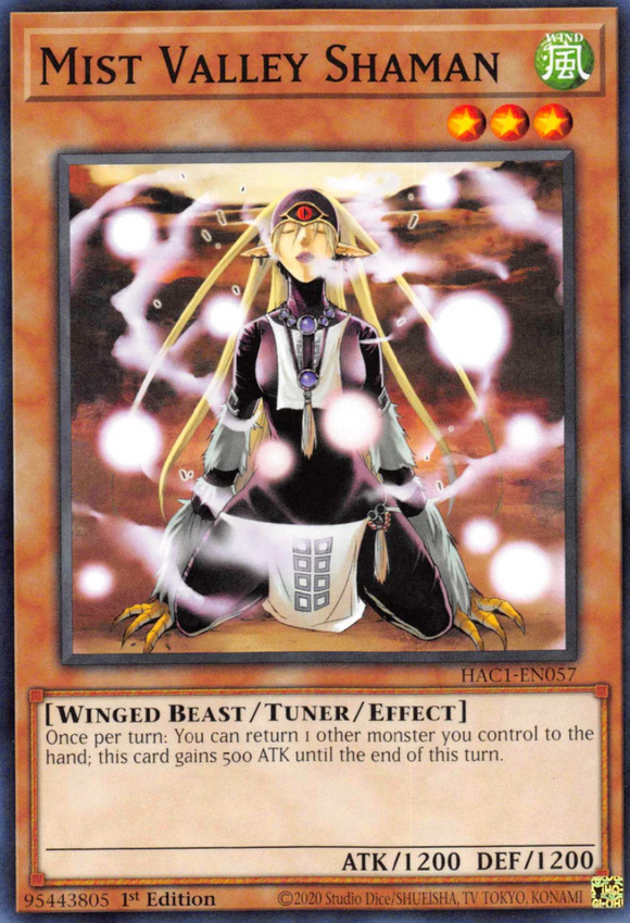 Mist Valley Shaman - HAC1-EN057 - Common 1st Edition