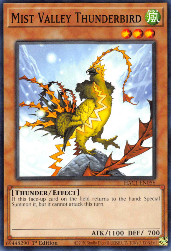 Mist Valley Thunderbird - HAC1-EN056 - Common 1st Edition