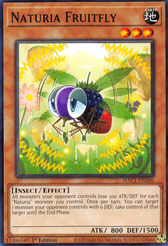 Naturia Fruitfly - HAC1-EN106 - Common 1st Edition