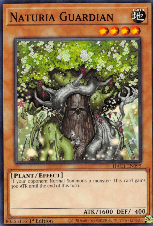 Naturia Guardian - HAC1-EN095 - Common 1st Edition